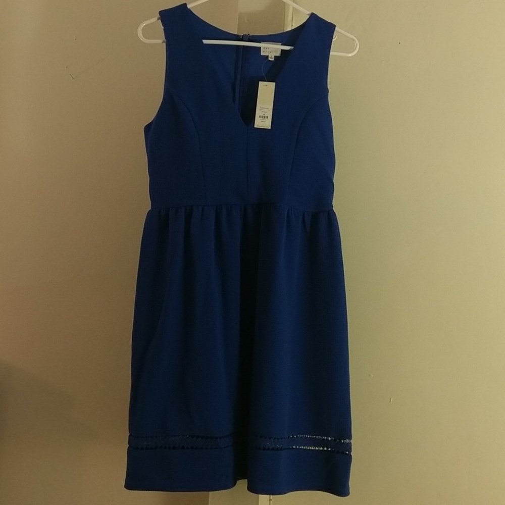 Royal blue dress